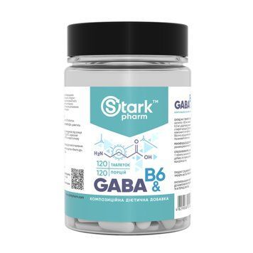 GABA & B6 500mg - 120 tabs &mdash; оригинальный товар