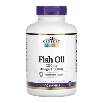 Fish Oil 1200 mg - 140 softgels &mdash; оригінальний товар