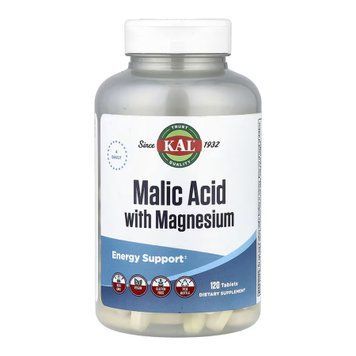 Malic Acid with Magnesium - 120 tabs &mdash; оригинальный товар