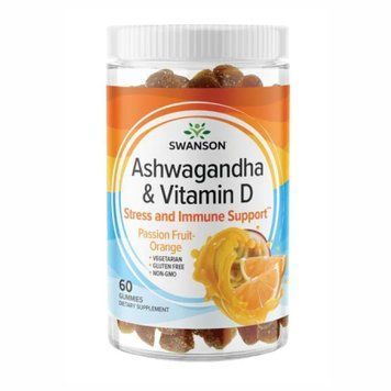 Ashwagandha Vitamin D - 60 Gummies Passion Fruit-Orange &mdash; оригинальный товар