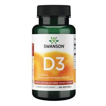 Vitamin D3 Highest Potency 5,000 IU (125 mcg) - 250 sgels &mdash; оригинальный товар