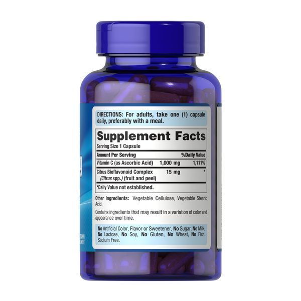 Vitamin C-1000 mg with Bioflavonoids - 100 caps &mdash; оригинальный товар