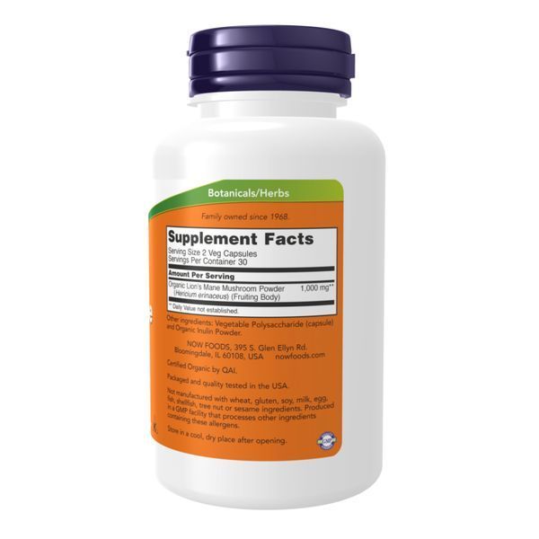 Lion's Mane 500mg - 60 vcaps &mdash; оригинальный товар