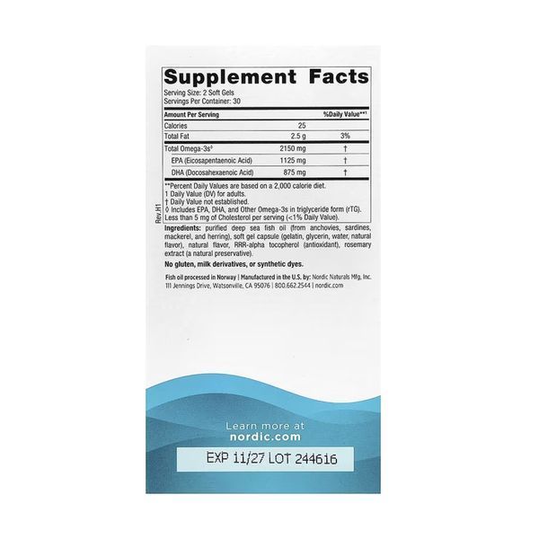 Ultimate Omega 2X - 60 softgels &mdash; оригинальный товар