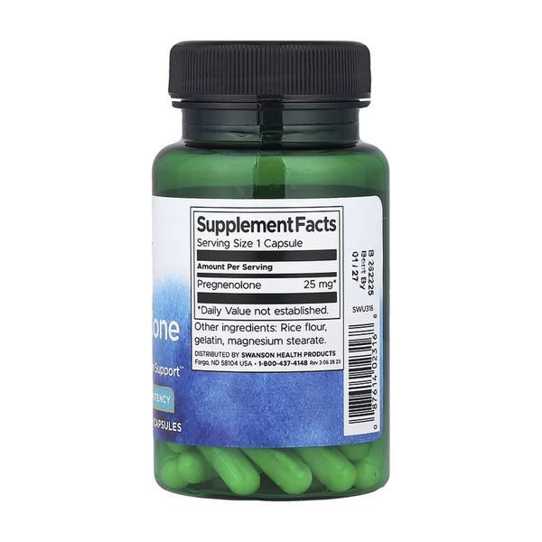 Pregnenolone High Potency 25 mg - 60 caps &mdash; оригінальний товар