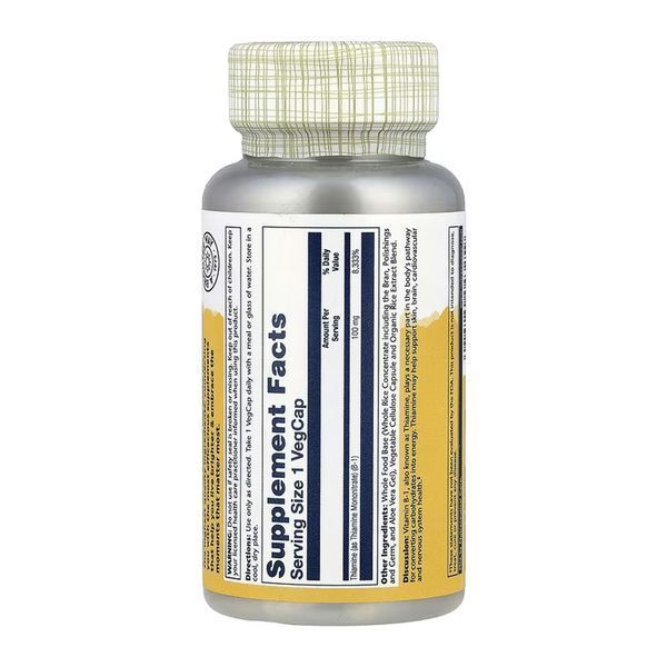 Vitamin B-1 100mg - 100 vcaps &mdash; оригінальний товар
