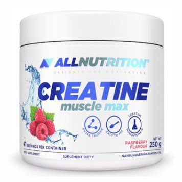Creatine Muscle Max - 250g Raspberry &mdash; оригінальний товар