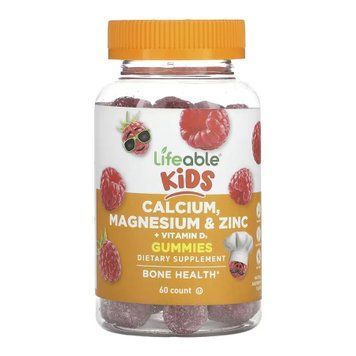 Calcium Magnesium & Zinc + Vitamin D Kids - 60 gummies &mdash; оригинальный товар
