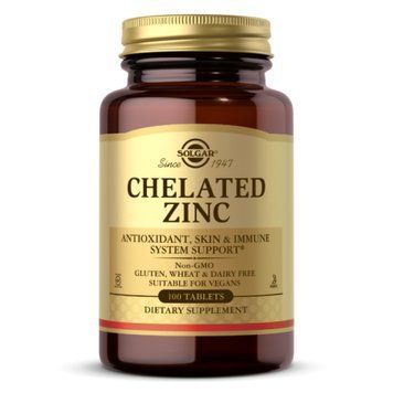 Chelated Zinc - 100 tabs &mdash; оригинальный товар