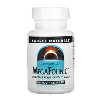 MegaFolinic&trade; 800mcg - 120 tabs &mdash; оригінальний товар