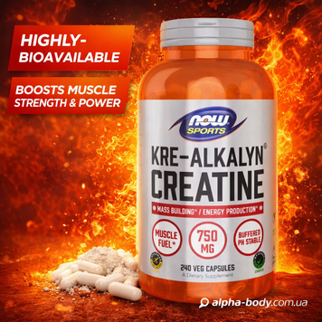 Kre-Alkalyn(R) Creatine 750 mg - 120 caps &mdash; оригинальный товар