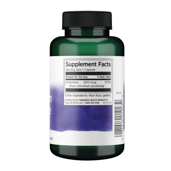Chromium Picolinate 200mcg - 200 сaps &mdash; оригинальный товар