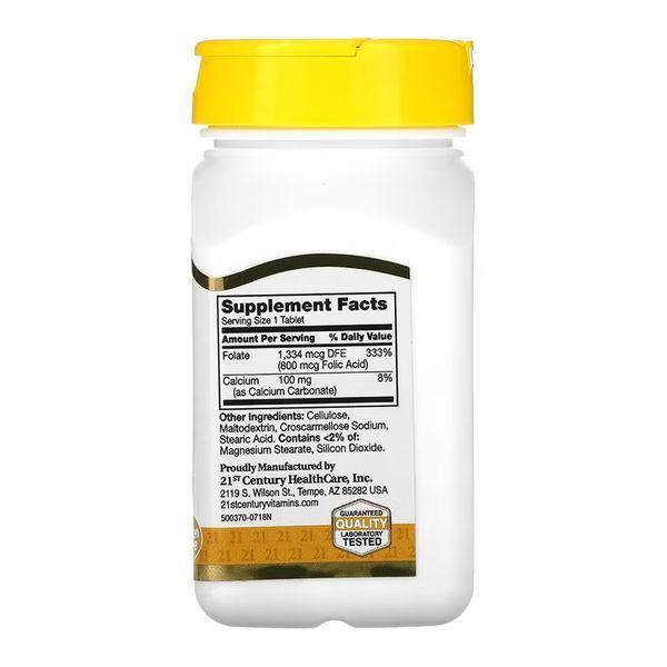 Folic Acid 800 mcg - 180 tabs &mdash; оригинальный товар