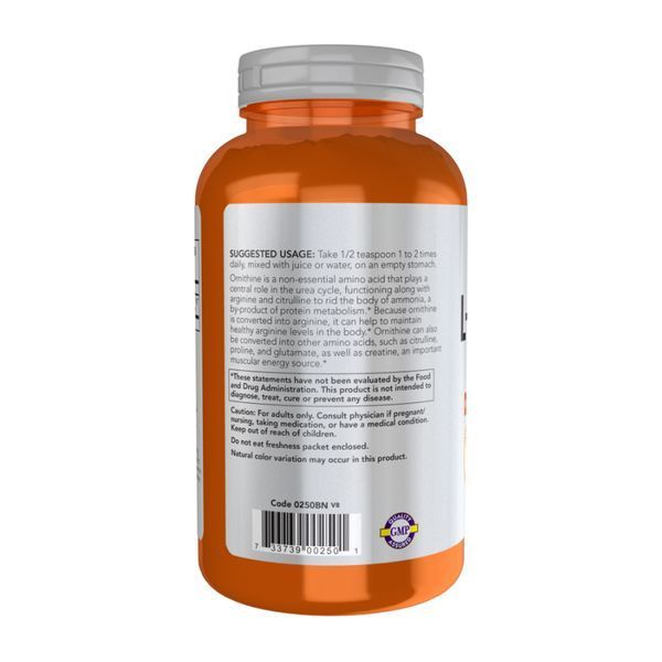 L-Ornithine Powder - 227g &mdash; оригинальный товар