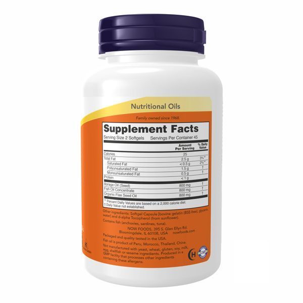 Super Omega 3-6-9 1200 mg - 180 sgels &mdash; оригінальний товар