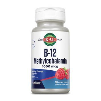 B-12 Methylcobalamin 1000 mcg - 90 tabs Raspberry &mdash; оригинальный товар