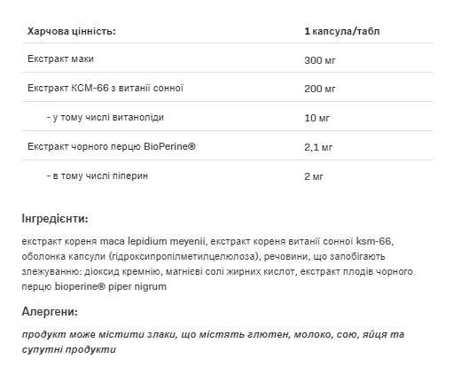 Health & Care Ashwagandha Men - 60 caps &mdash; оригінальний товар