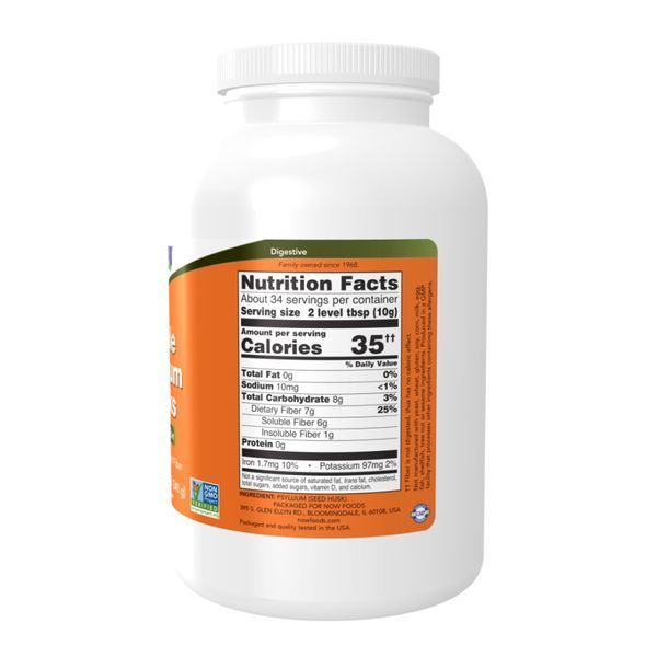 Psyllium Husks, Whole - 340g &mdash; оригинальный товар