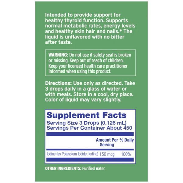 Liquid Iodine Plus - 2fl oz &mdash; оригинальный товар