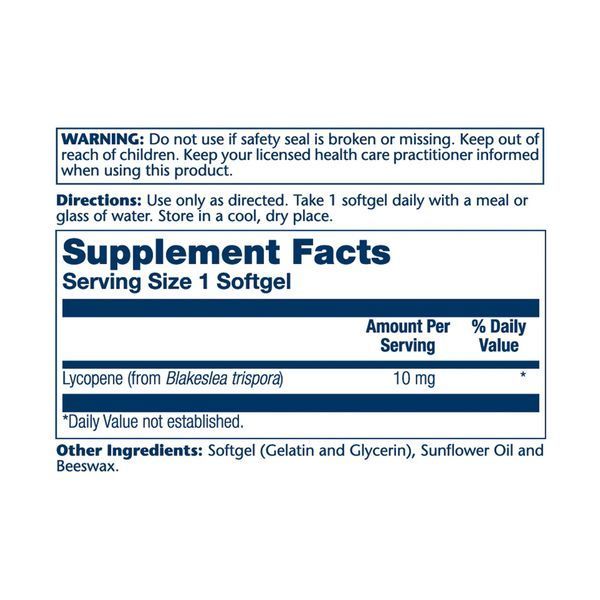 Lycopene 10mg - 60 vcaps &mdash; оригінальний товар
