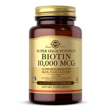 Biotin 10,000mcg - 60 vcaps &mdash; оригинальный товар