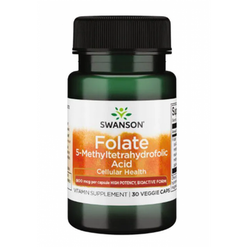 Folate 800mcg - 30veg caps &mdash; оригинальный товар