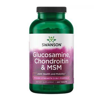 Glucosamine Chondroitin & Msm - Higher Strength 240 tabs &mdash; оригінальний товар