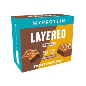 Layered Bar - 12x60g Chocolate Peanut Pretzel (Повреждена упаковка) &mdash; оригинальный товар