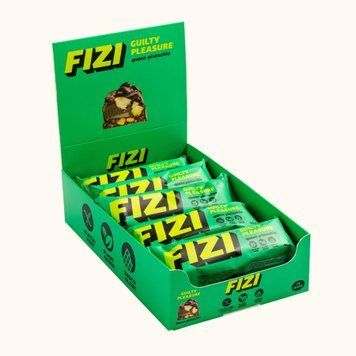 Fizi Protein Bar Guilty Pleasure - 10x45g Queen Pistachio (Повреждена упаковка) &mdash; оригинальный товар