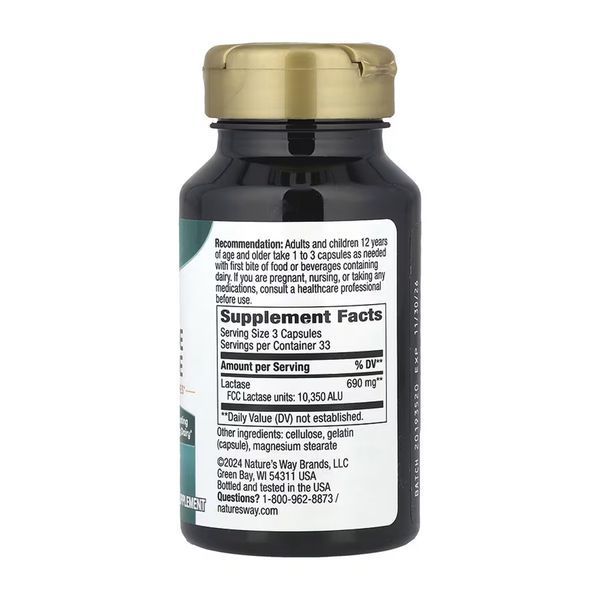 Lactase Enzyme - 100 caps &mdash; оригінальний товар