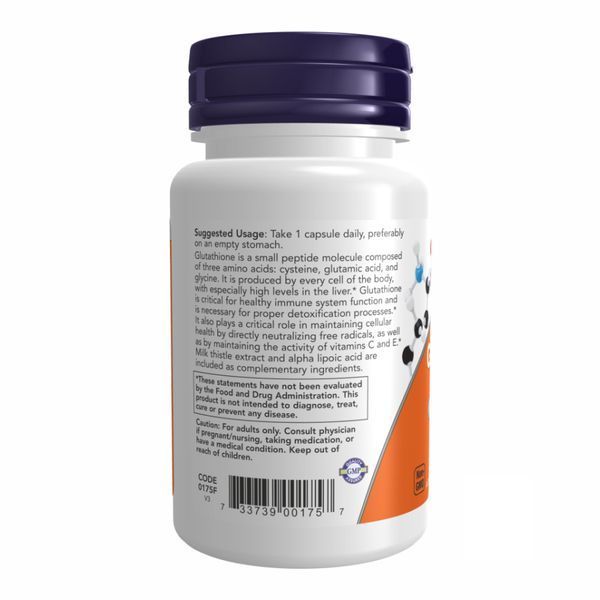 Glutathione 500mg - 30 vcaps &mdash; оригінальний товар