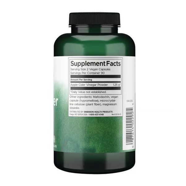 Apple Cider Vinegar High Potency 625mg - 180 caps &mdash; оригинальный товар