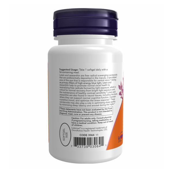 Lutein & Zeazanthin - 60 sgels &mdash; оригинальный товар