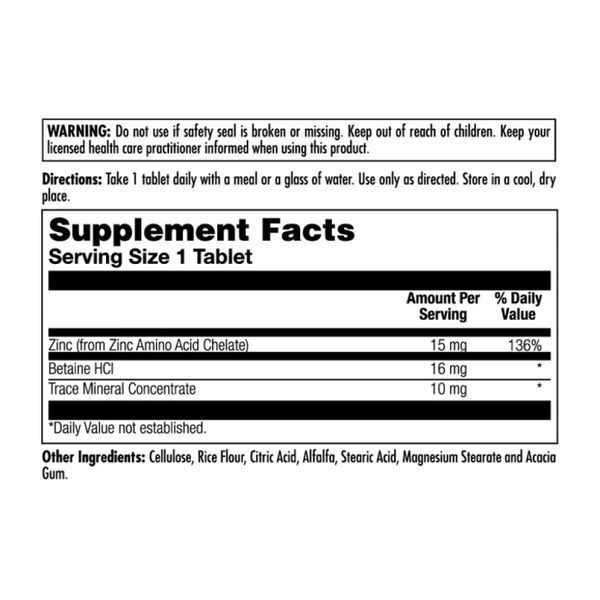 Zinc 15+ Chelated - 100 tabs &mdash; оригінальний товар