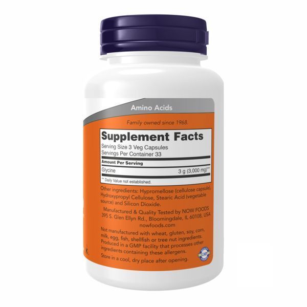 Glycine 1000mg - 100 vcaps &mdash; оригинальный товар