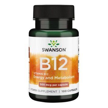 Vitamin B12 500 mcg - 100 Caps &mdash; оригинальный товар