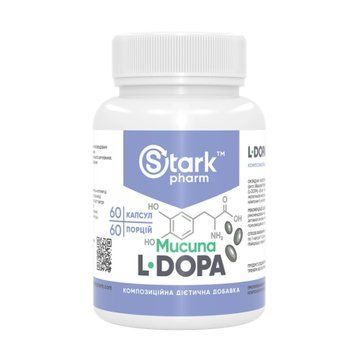 L-Dopa Mucuna 400mg - 60 caps &mdash; оригінальний товар
