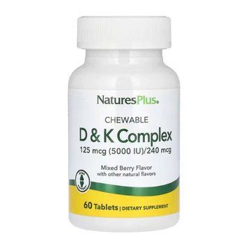 VIT D & K Complex 125mcg 5000 IU/ 240 mcg - 60 tabs &mdash; оригинальный товар
