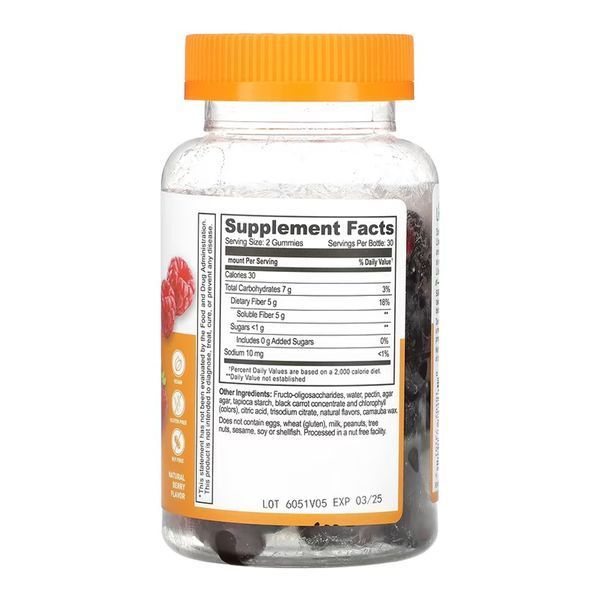Prebiotic Fiber Adult - 60 gummies &mdash; оригинальный товар