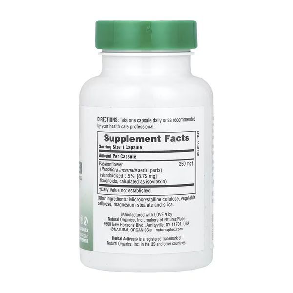 Passion Flower 250 mg - 60 vcaps &mdash; оригинальный товар