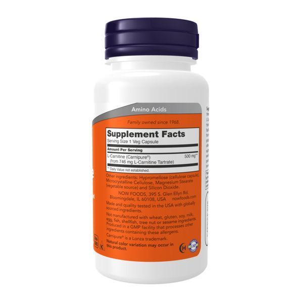L-Carnitine 500mg - 60 vcaps &mdash; оригинальный товар