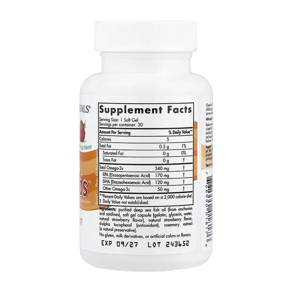 Daily Omega Kids - 30 softgels Natural Fruit &mdash; оригинальный товар