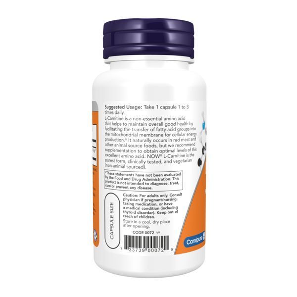 L-Carnitine 500mg - 60 vcaps &mdash; оригинальный товар