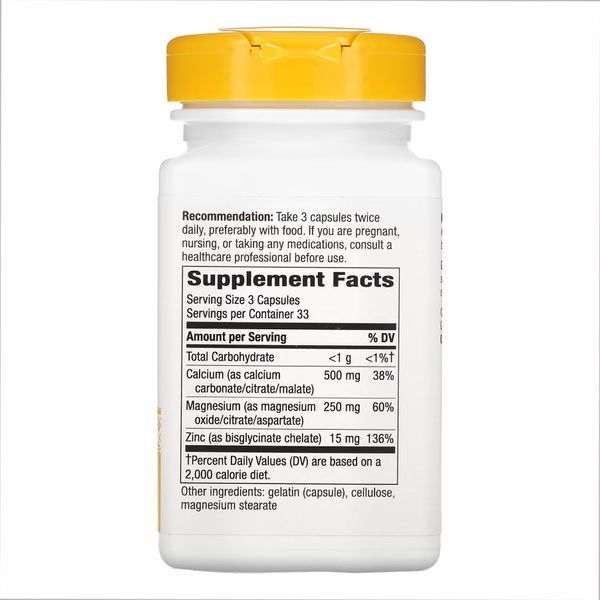 Calcium-Magnesium-Zinc - 100 caps &mdash; оригінальний товар