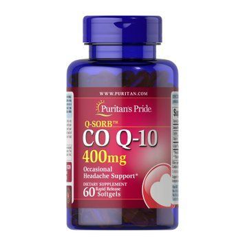 Q-SORB&trade; CO Q-10 400 mg - 60 Rapid Release Softgels &mdash; оригинальный товар