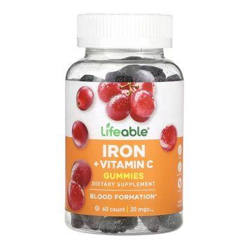 Iron + Vitamin C Adult - 60 gummies &mdash; оригинальный товар