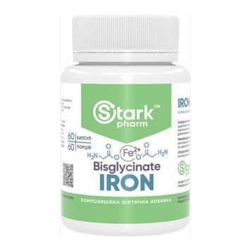 Iron Bisglycinate 36mg - 60 caps &mdash; оригінальний товар