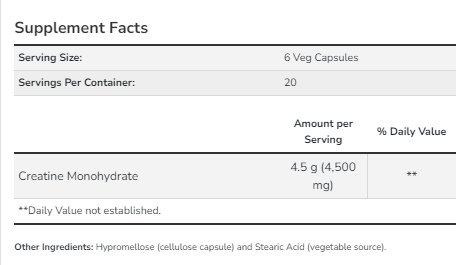 Creatine 750mg - 120 caps &mdash; оригінальний товар