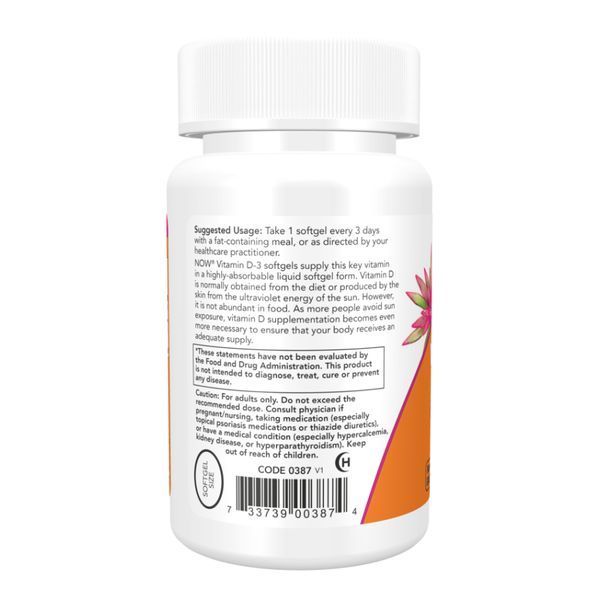 Vitamin D-3 10000 IU - 30 softgels &mdash; оригинальный товар