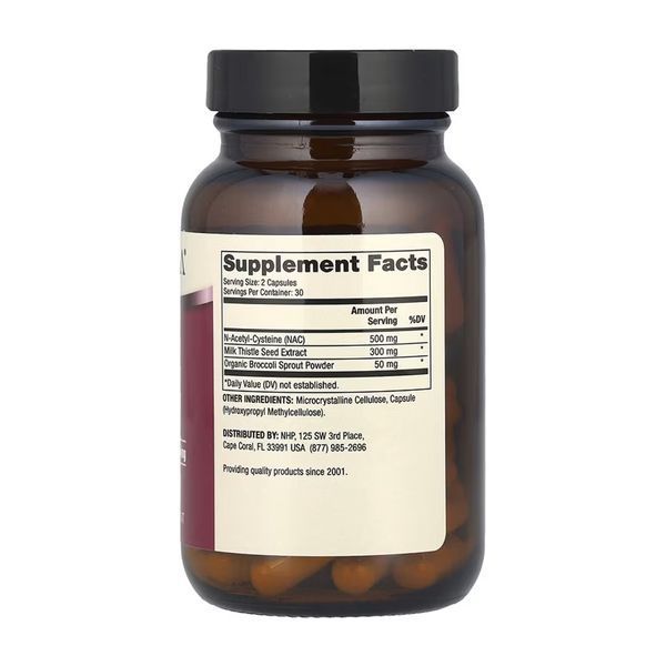 NAC with Milk Thistle 30 Day - 60 caps &mdash; оригинальный товар